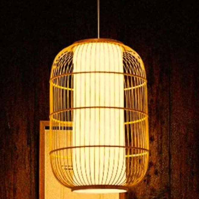 Cage hanging lamp