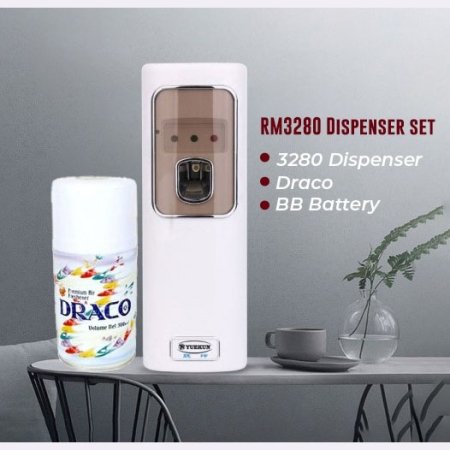 RM3280 Dispenser set LED Dispenser, Draco, BB Battery